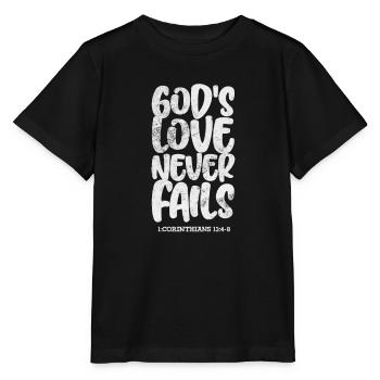 Bible - T-shirt bio MINI CREATOR Stanley/Stella Enfant - noir - Devant - Mikhail (115cm)