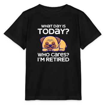 Pension de retraite Pension de pensionné Cadeau de pension de pensionné - T-shirt bio MINI CREATOR Stanley/Stella Enfant - noir - Devant - Mikhail (115cm)