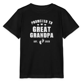 Pregnancy Grandpa - Stanley/Stella MINI CREATOR Kids’ T-Shirt - black - Front - Mikhail (115cm)