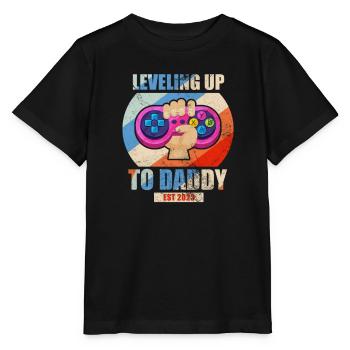 Pregnancy - Stanley/Stella MINI CREATOR Kids’ T-Shirt - black - Front - Mikhail (115cm)