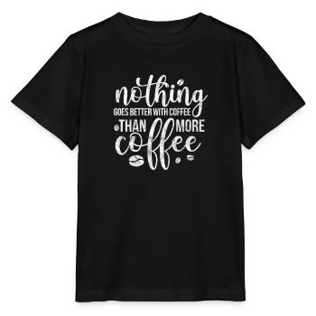 Kaffee - Stanley/Stella Kinder T-Shirt MINI CREATOR  - Schwarz - Vorne - Mikhail (115cm)