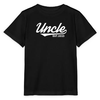 Oncle enceinte - T-shirt bio MINI CREATOR Stanley/Stella Enfant - noir - Devant - Mikhail (115cm)