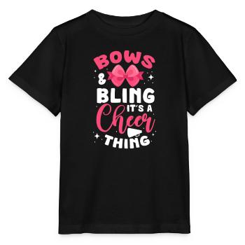 cheerleader - T-shirt bio MINI CREATOR Stanley/Stella Enfant - noir - Devant - Mikhail (115cm)