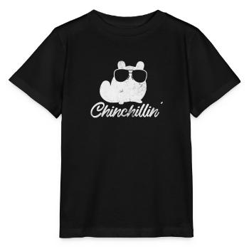 Chinchilla Rodent Pet Rodent Gift - Stanley/Stella MINI CREATOR Kids’ T-Shirt - black - Front - Mikhail (115cm)