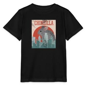 Chinchilla Rodent Pet Rodent Gift - Stanley/Stella MINI CREATOR Kids’ T-Shirt - black - Front - Mikhail (115cm)