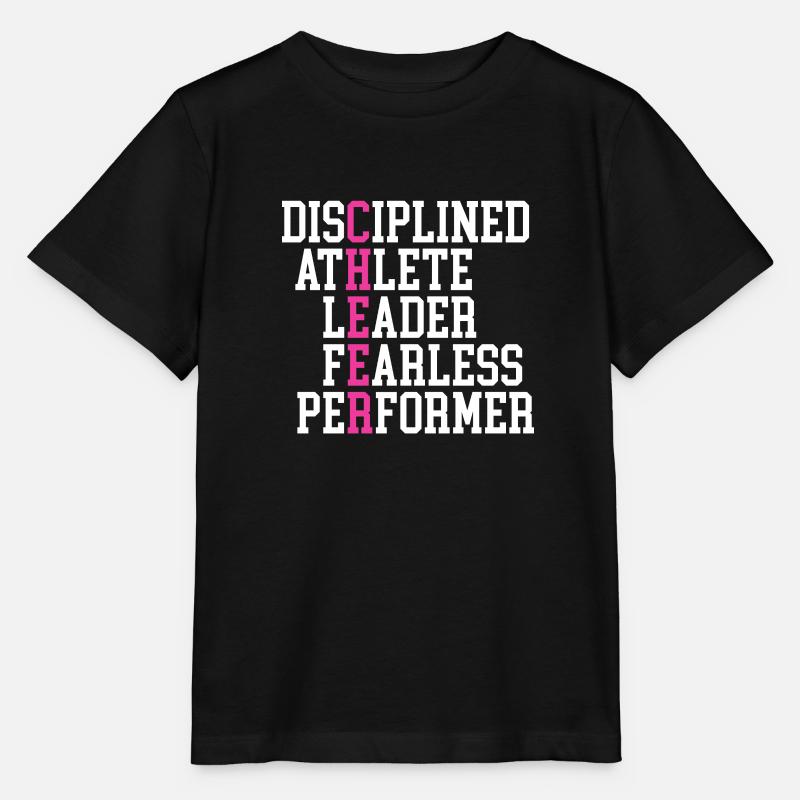 Cheerleader - Stanley/Stella Kinder T-Shirt MINI CREATOR  - Schwarz
