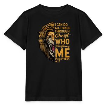 Bibel - Stanley/Stella Kinder T-Shirt MINI CREATOR  - Schwarz - Vorne - Mikhail (115cm)