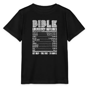 Bibel - Stanley/Stella Kinder T-Shirt MINI CREATOR  - Schwarz - Vorne - Mikhail (115cm)