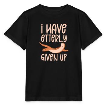 Otter Sea Otter Otter Gift - Stanley/Stella MINI CREATOR Kids’ T-Shirt - black - Front - Mikhail (115cm)