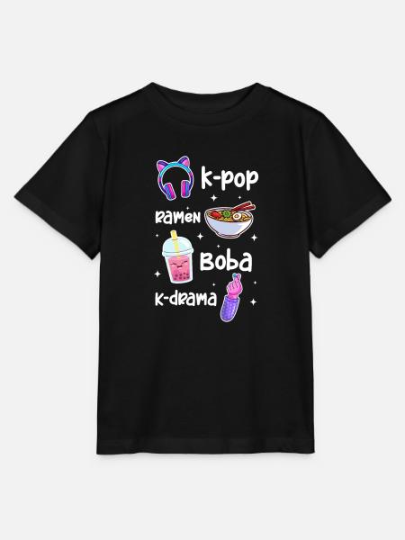 Bubble Tea - Stanley/Stella Kinder T-Shirt MINI CREATOR - Schwarz