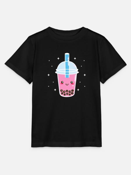 Bubble Tea - Stanley/Stella Kinder T-Shirt MINI CREATOR  - Schwarz