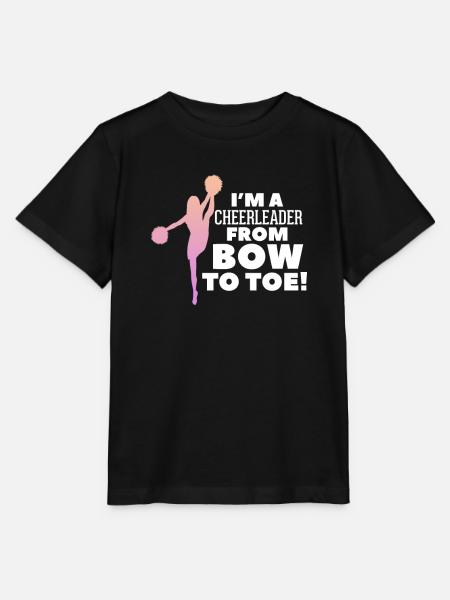 Cheerleader - Stanley/Stella Kinder T-Shirt MINI CREATOR  - Schwarz