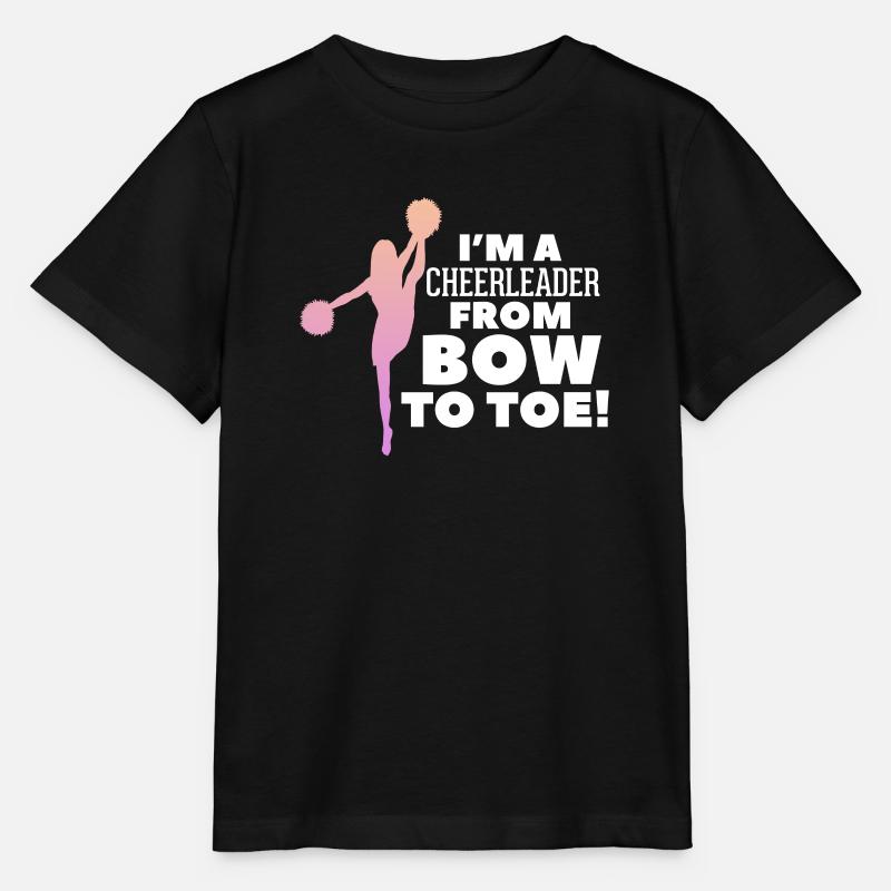 Cheerleader - Stanley/Stella Kinder T-Shirt MINI CREATOR  - Schwarz