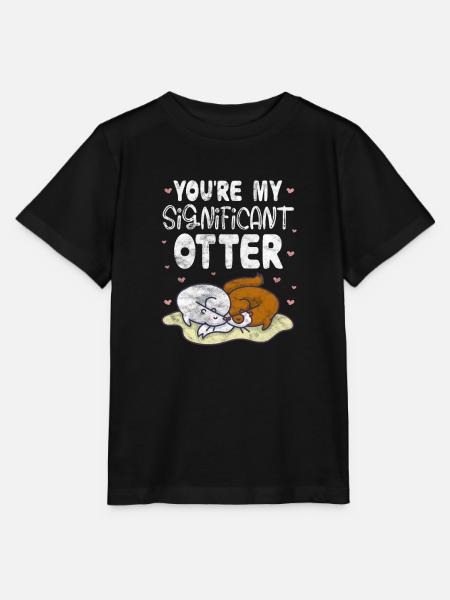 Otter - Stanley/Stella Kinder T-Shirt MINI CREATOR - Schwarz