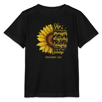 Bibel - Stanley/Stella Kinder T-Shirt MINI CREATOR  - Schwarz - Vorne - Mikhail (115cm)