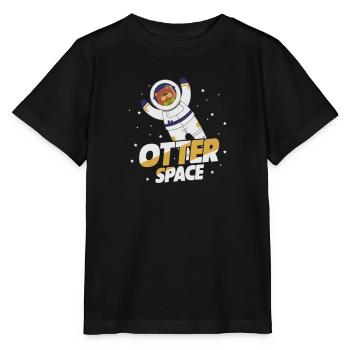 Otter Sea Otter Otter Gift - Stanley/Stella MINI CREATOR Kids’ T-Shirt - black - Front - Mikhail (115cm)