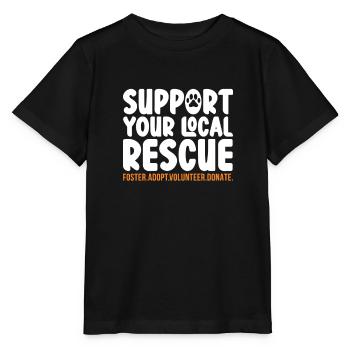 Sauvetage d’animaux - T-shirt bio MINI CREATOR Stanley/Stella Enfant - noir - Devant - Mikhail (115cm)