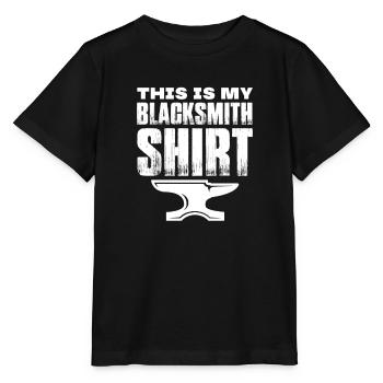 Blacksmith Schiede Anvil Cutler Gift - Stanley/Stella MINI CREATOR Kids’ T-Shirt - black - Front - Mikhail (115cm)