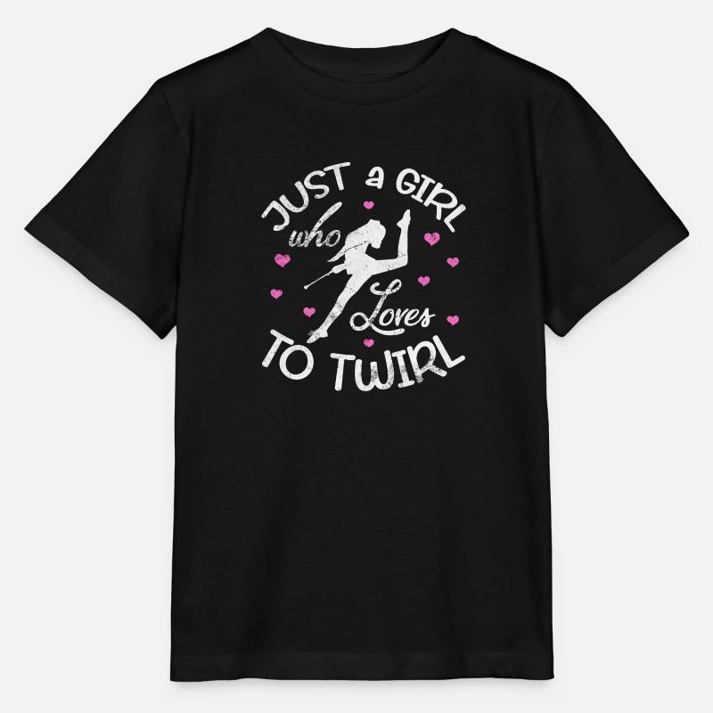 Baton Twirling - T-shirt bio MINI CREATOR Stanley/Stella Enfant - noir