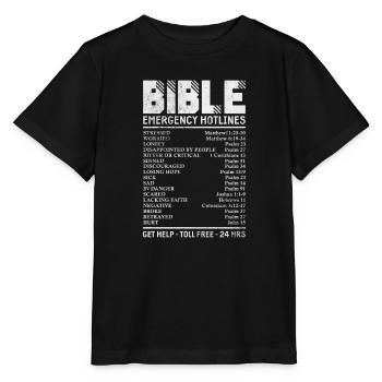 Bibel - Stanley/Stella Kinder T-Shirt MINI CREATOR  - Schwarz - Vorne - Mikhail (115cm)