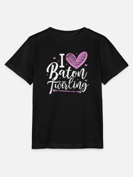 Baton Twirling - Stanley/Stella Kinder T-Shirt MINI CREATOR  - Schwarz
