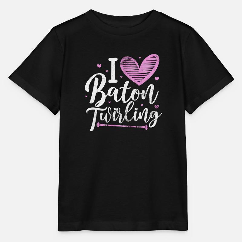 Baton Twirling - T-shirt bio MINI CREATOR Stanley/Stella Enfant - noir