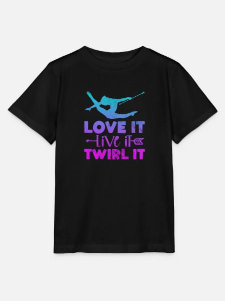 Baton Twirling - Stanley/Stella Kinder T-Shirt MINI CREATOR  - Schwarz