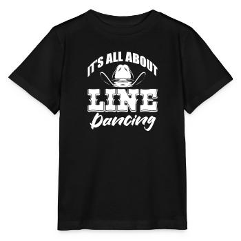 Linedance Country Line Dancer Linedancing Cadeau - T-shirt bio MINI CREATOR Stanley/Stella Enfant - noir - Devant - Mikhail (115cm)