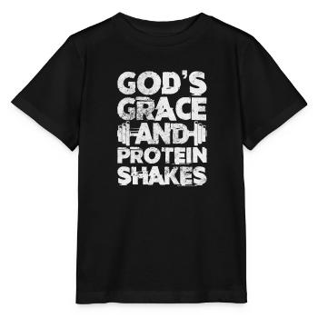 Bodybuilder - Stanley/Stella Kinder T-Shirt MINI CREATOR  - Schwarz - Vorne - Mikhail (115cm)