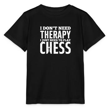 Chess Chess Board Checkmate Chess Player - Stanley/Stella MINI CREATOR Kids’ T-Shirt - black - Front - Mikhail (115cm)