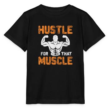 Bodybuilder - Stanley/Stella Kinder T-Shirt MINI CREATOR  - Schwarz - Vorne - Mikhail (115cm)