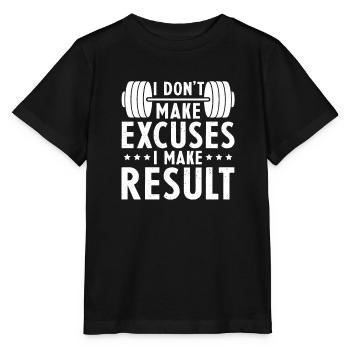 Bodybuilder Body Building Fitness Gym Cadeau - T-shirt bio MINI CREATOR Stanley/Stella Enfant - noir - Devant - Mikhail (115cm)