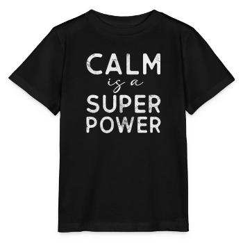 Méditation - T-shirt bio MINI CREATOR Stanley/Stella Enfant - noir - Devant - Mikhail (115cm)