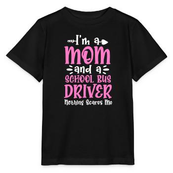 Bus Driver Bus Driver Bus Schuhlbus Gift - Stanley/Stella MINI CREATOR Kids’ T-Shirt - black - Front - Mikhail (115cm)