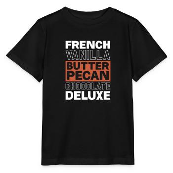 Chocolat Chocolat Nourriture Cacao Cadeau - T-shirt bio MINI CREATOR Stanley/Stella Enfant - noir - Devant - Mikhail (115cm)
