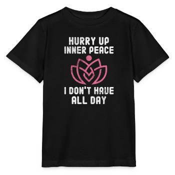 Meditation - Stanley/Stella Kinder T-Shirt MINI CREATOR  - Schwarz - Vorne - Mikhail (115cm)