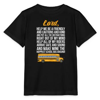 Chauffeur de bus Chauffeur de bus Bus Schuhlbus cadeau - T-shirt bio MINI CREATOR Stanley/Stella Enfant - noir - Devant - Mikhail (115cm)