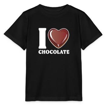 Schokolade Schoko Essen Kakao Geschenk - Stanley/Stella Kinder T-Shirt MINI CREATOR  - Schwarz - Vorne - Mikhail (115cm)