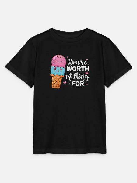Eiscreme - Stanley/Stella Kinder T-Shirt MINI CREATOR  - Schwarz
