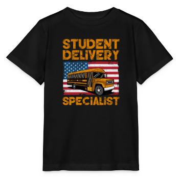 Busfahrer - Stanley/Stella Kinder T-Shirt MINI CREATOR  - Schwarz - Vorne - Mikhail (115cm)