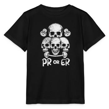 Bodybuilder - Stanley/Stella Kinder T-Shirt MINI CREATOR  - Schwarz - Vorne - Mikhail (115cm)