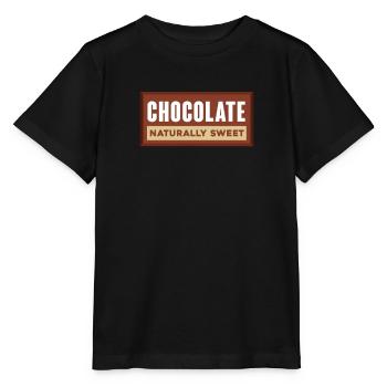 Schokolade Schoko Essen Kakao Geschenk - Stanley/Stella Kinder T-Shirt MINI CREATOR  - Schwarz - Vorne - Mikhail (115cm)