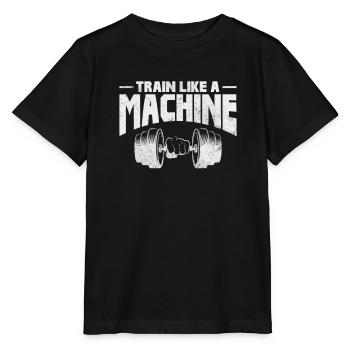 Bodybuilder - Stanley/Stella Kinder T-Shirt MINI CREATOR  - Schwarz - Vorne - Mikhail (115cm)