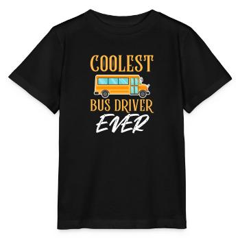 Bus Driver Bus Driver Bus Schuhlbus Gift - Stanley/Stella MINI CREATOR Kids’ T-Shirt - black - Front - Mikhail (115cm)