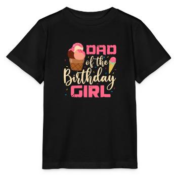 Eiscreme Eis Eiskrem Ice Cream Sommer Geschenk - Stanley/Stella Kinder T-Shirt MINI CREATOR  - Schwarz - Vorne - Mikhail (115cm)