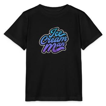 Eiscreme - Stanley/Stella Kinder T-Shirt MINI CREATOR  - Schwarz - Vorne - Mikhail (115cm)