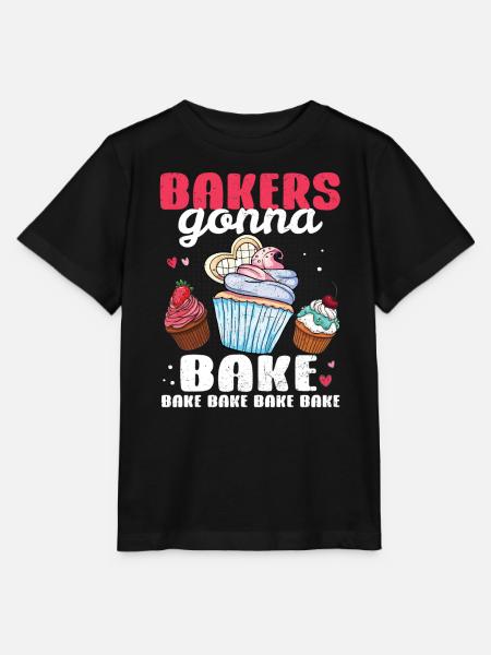 Cupcake - Stanley/Stella Kinder T-Shirt MINI CREATOR - Schwarz