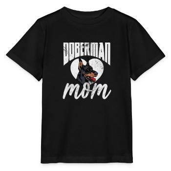 Dobermann - Stanley/Stella Kinder T-Shirt MINI CREATOR  - Schwarz - Vorne - Mikhail (115cm)