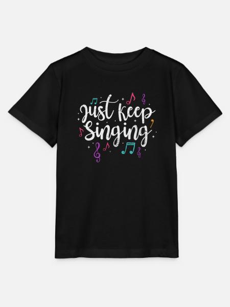 Sänger - Stanley/Stella Kinder T-Shirt MINI CREATOR  - Schwarz