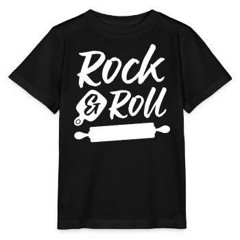 Baker Bakery Bakery Baking Gift - Stanley/Stella MINI CREATOR Kids’ T-Shirt - black - Front - Mikhail (115cm)